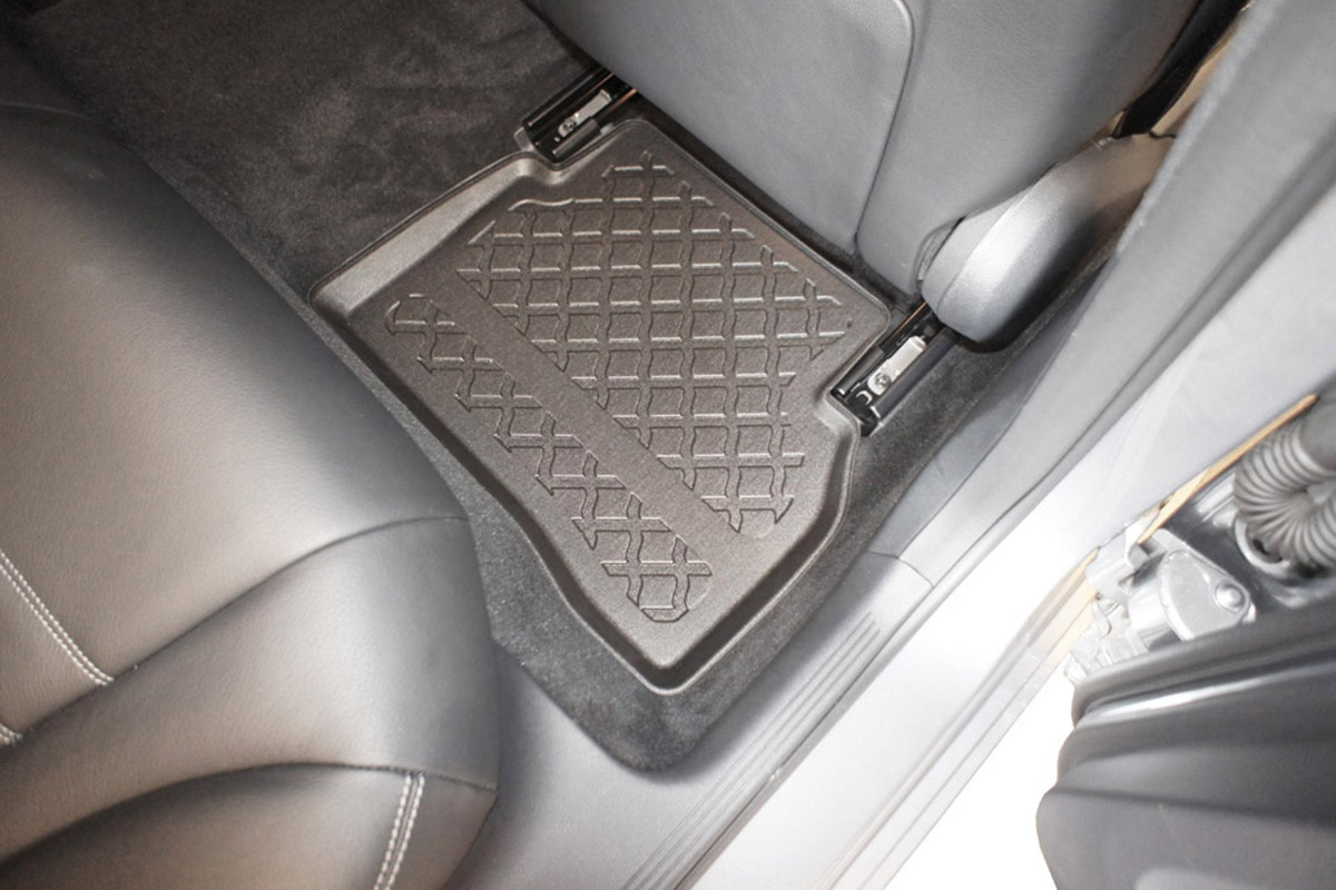 Fußmatten beige Mercedes C-Klasse W205 S205 ab 2014 Automatten Autoteppiche